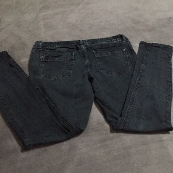 Faded Black Denim Jeans 8R - Picture 11 of 15